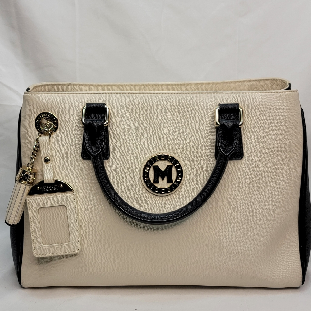 METROCITY Cream and Black‎ Shoulder Bag